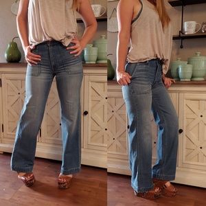 Madewell High-waisted  Sailor wide leg jean 27